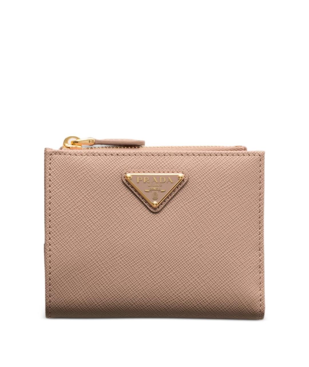 PRADA Розовый кожаный кошелек, фото 1