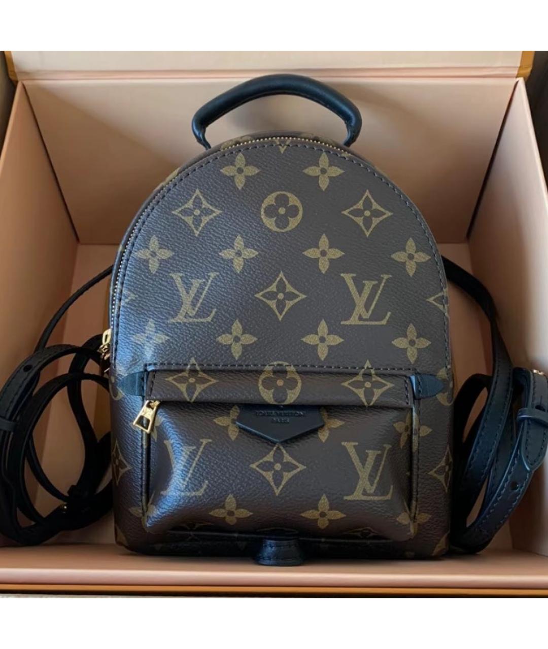 LOUIS VUITTON Коричневая сумка через плечо из канвы, фото 3
