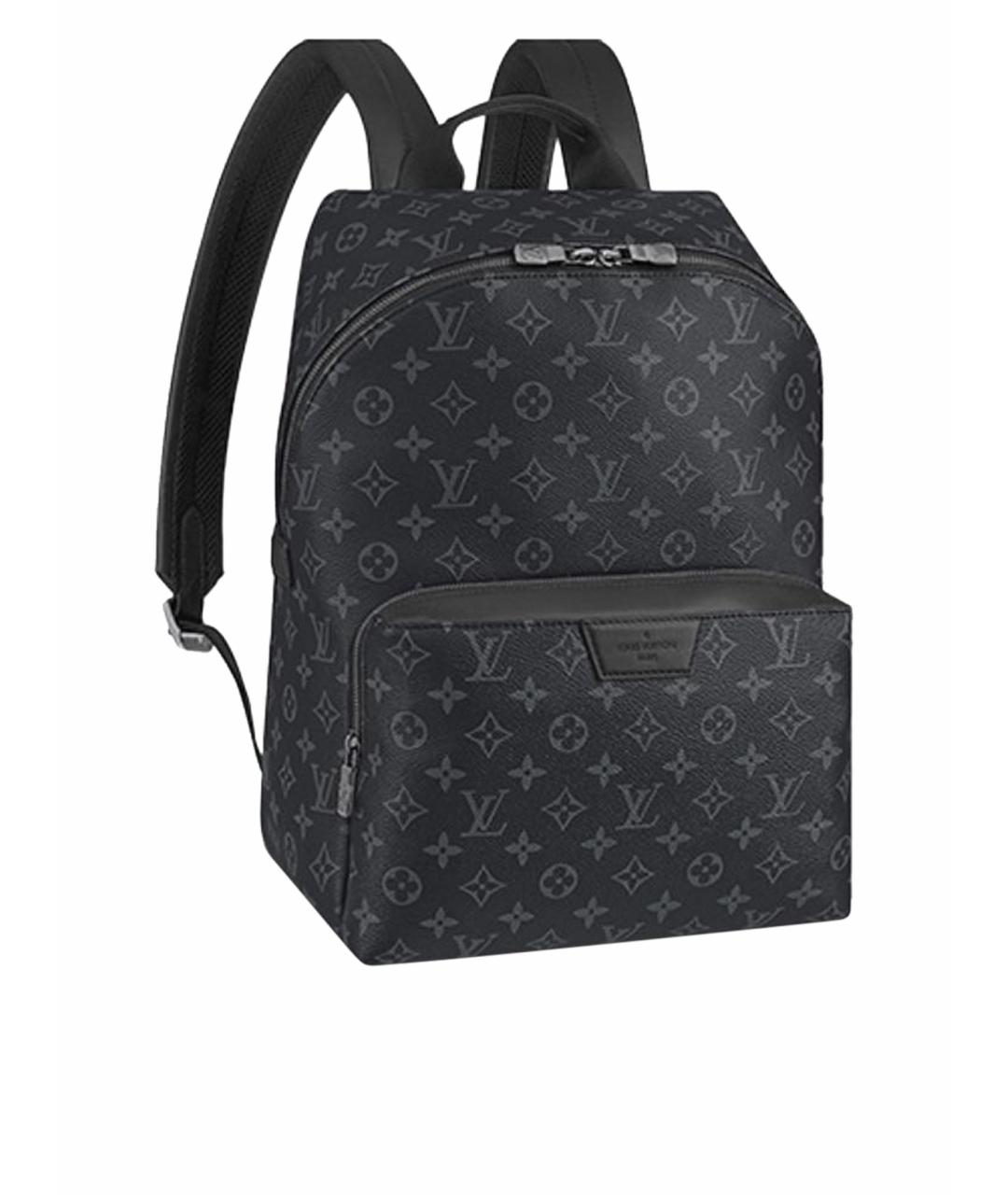 LOUIS VUITTON Черный рюкзак из канвы, фото 1