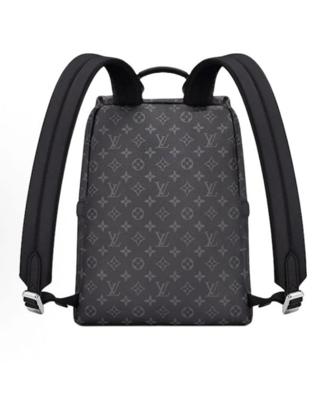 LOUIS VUITTON Черный рюкзак из канвы, фото 2