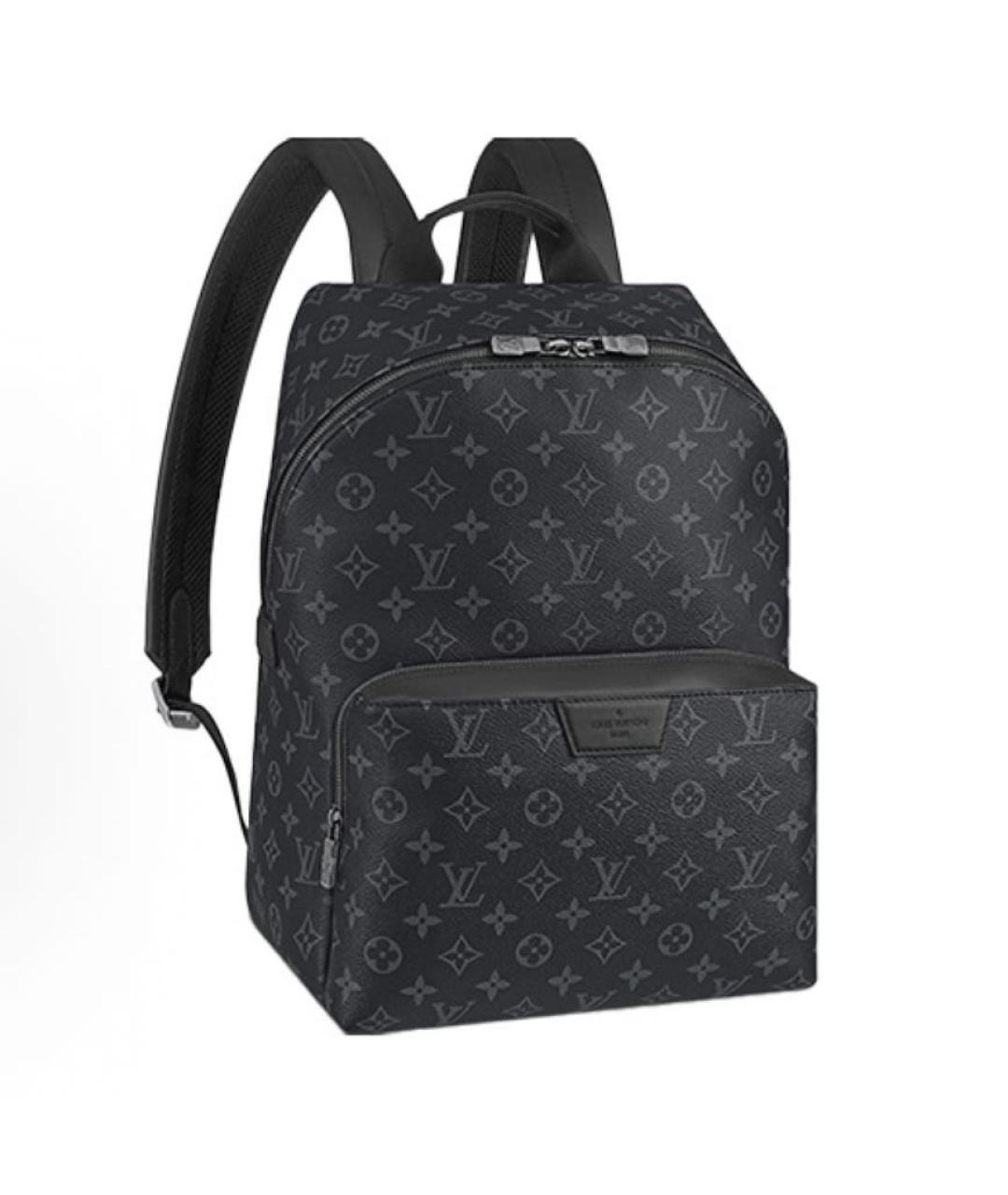 LOUIS VUITTON Черный рюкзак из канвы, фото 5