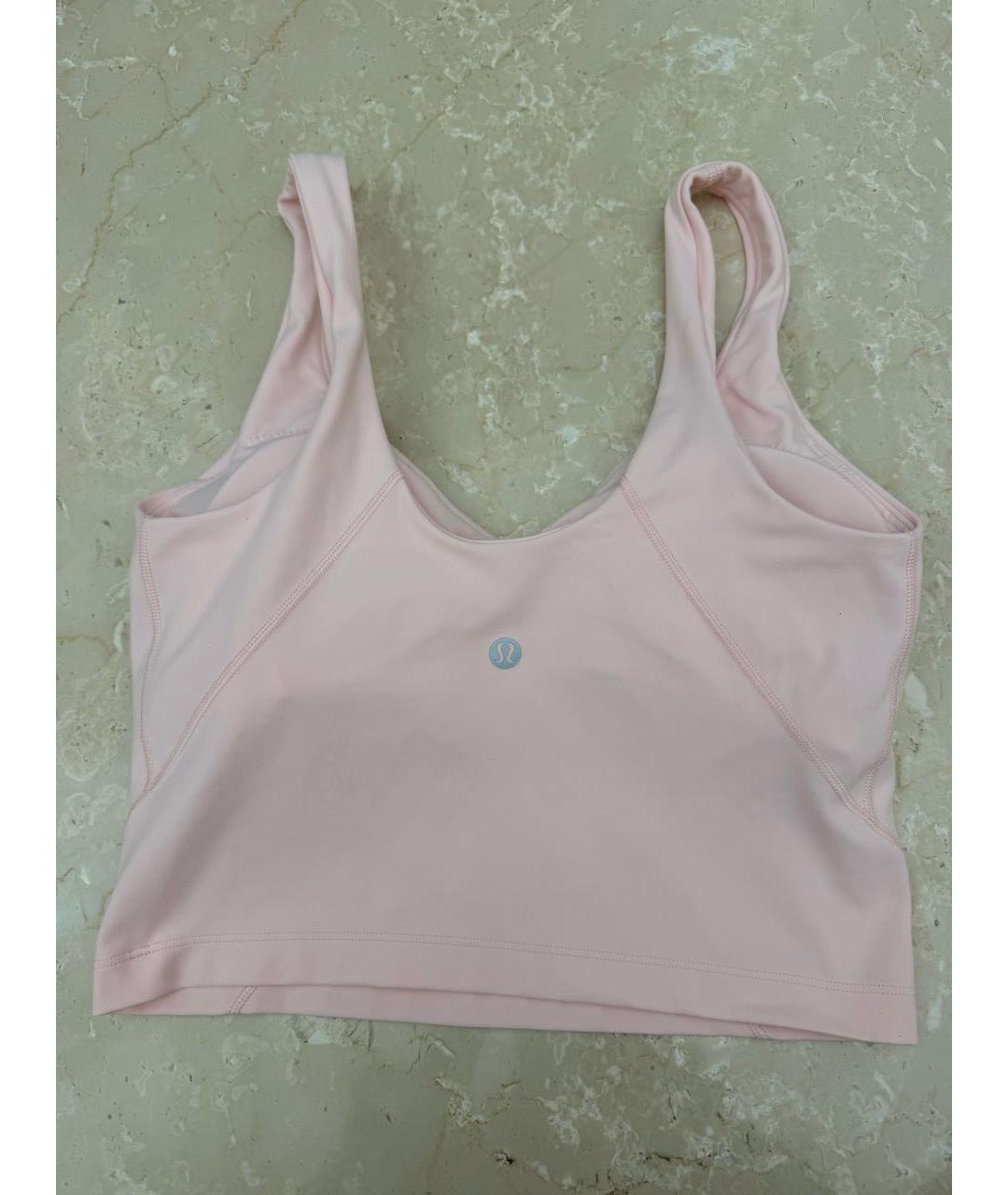 Lululemon Розовая майка, фото 3