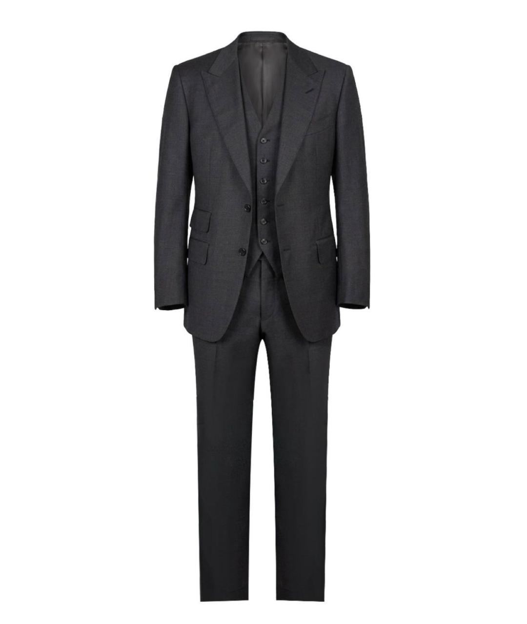 TOM FORD Серый костюм-тройка, фото 9