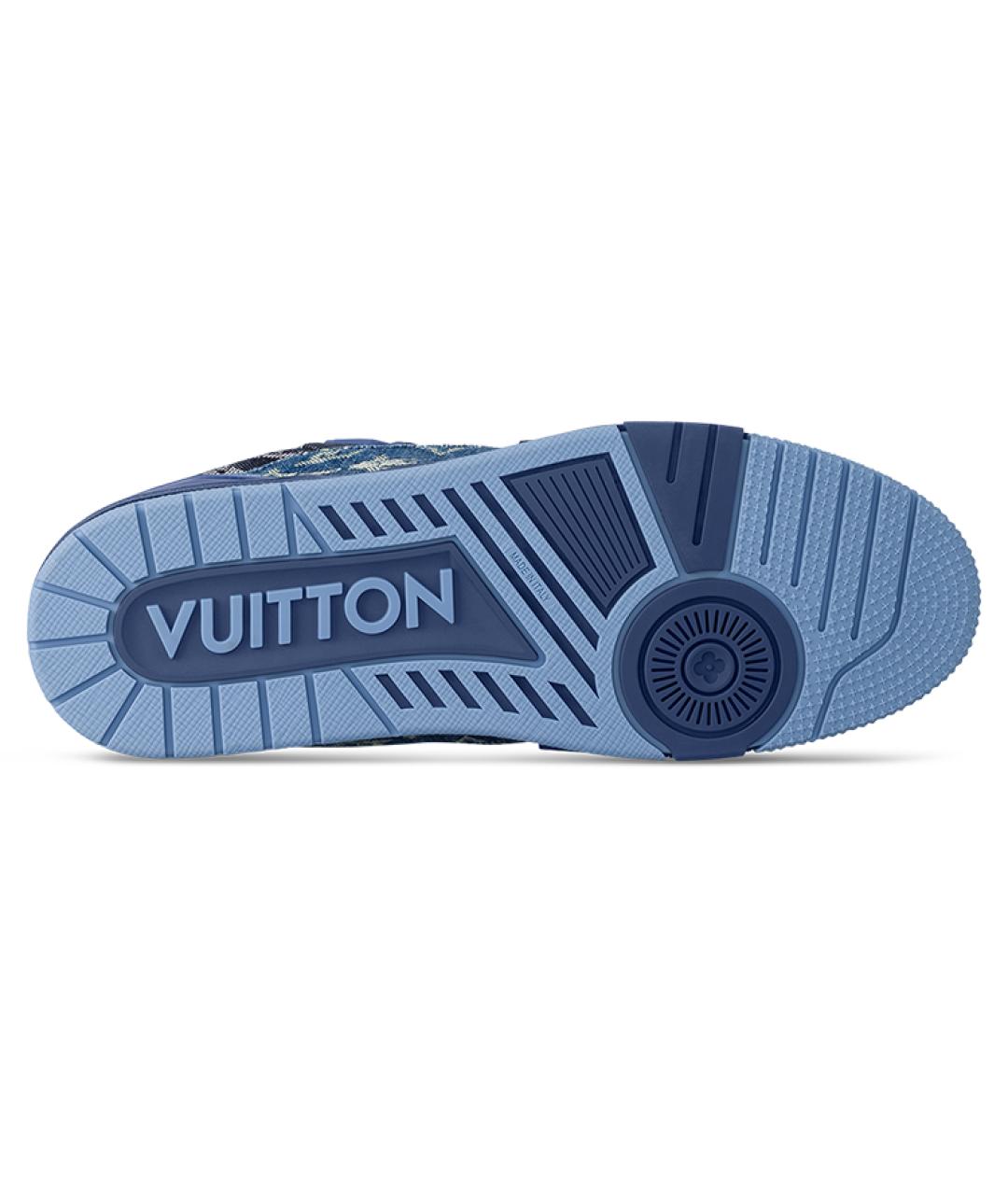 LOUIS VUITTON Синие кроссовки, фото 5