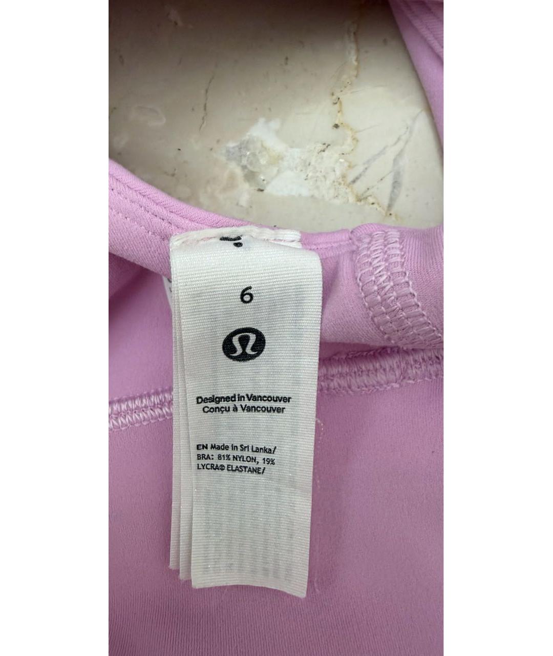 Lululemon Фиолетовая майка, фото 8