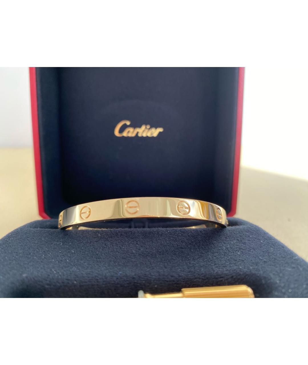 CARTIER Желтый браслет из желтого золота, фото 2