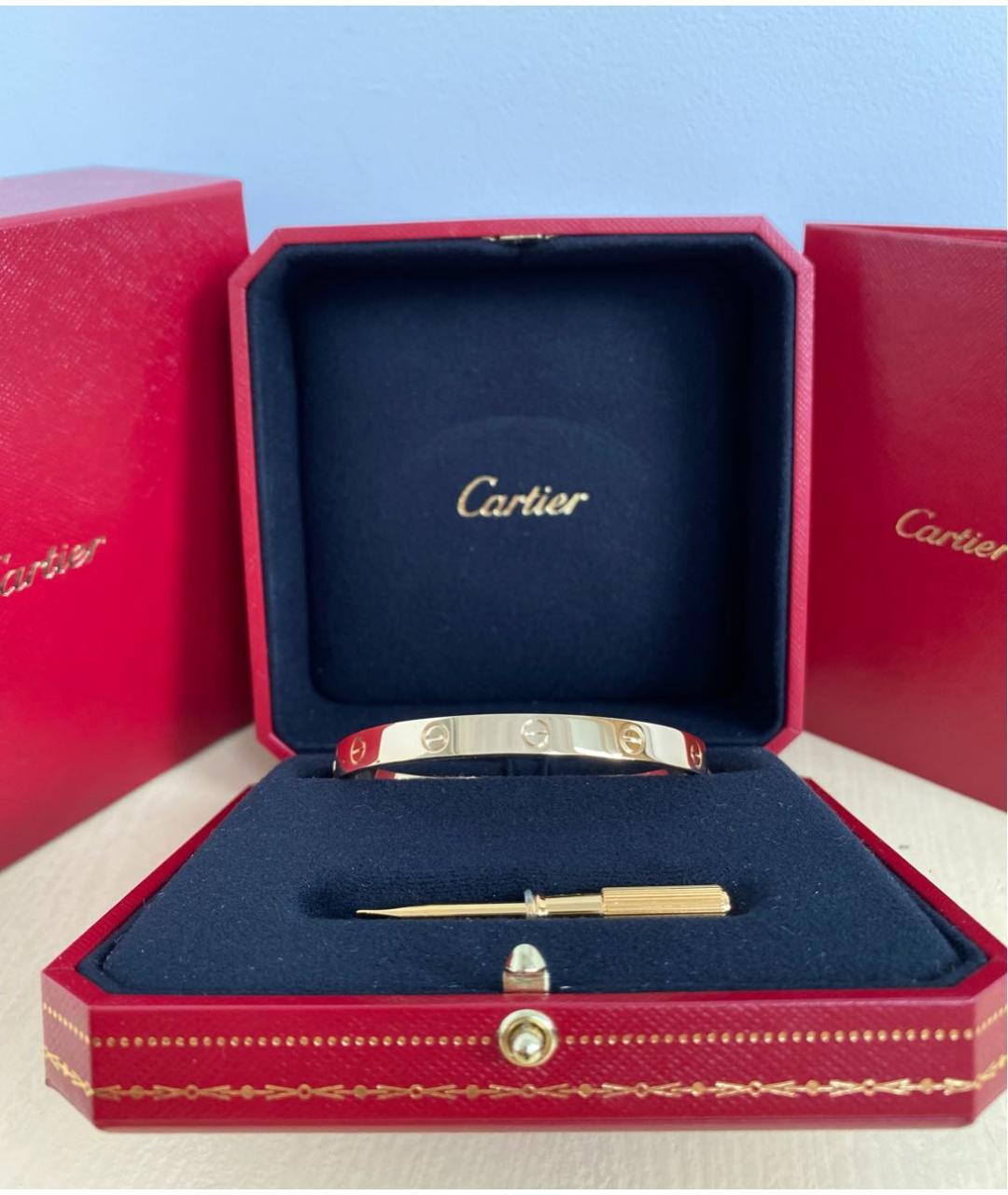 CARTIER Желтый браслет из желтого золота, фото 4
