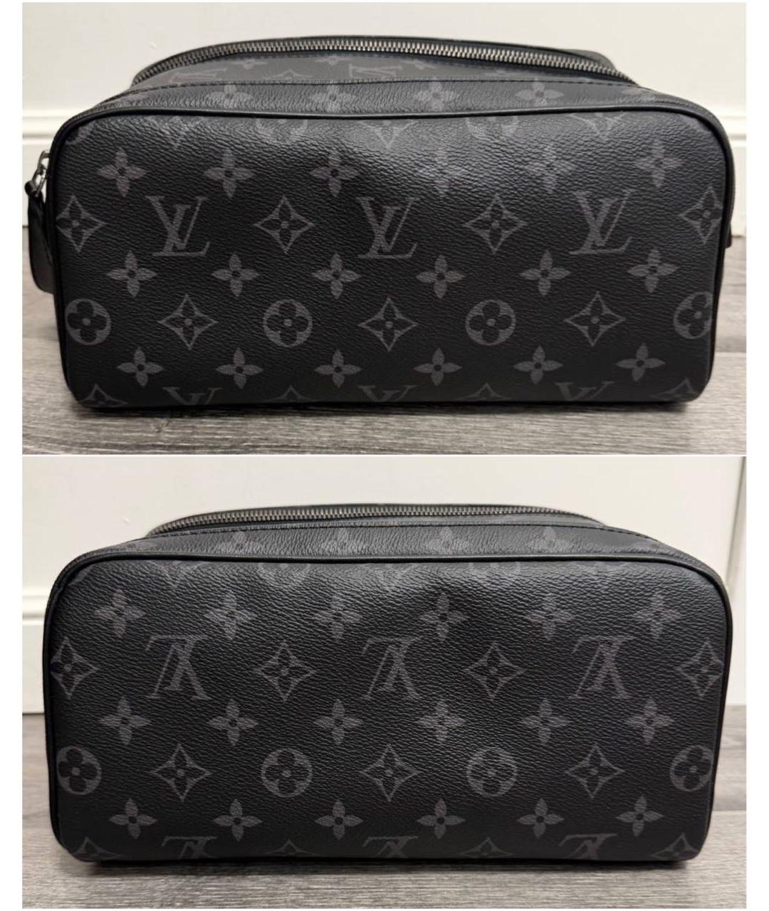 LOUIS VUITTON Черная барсетка, фото 2