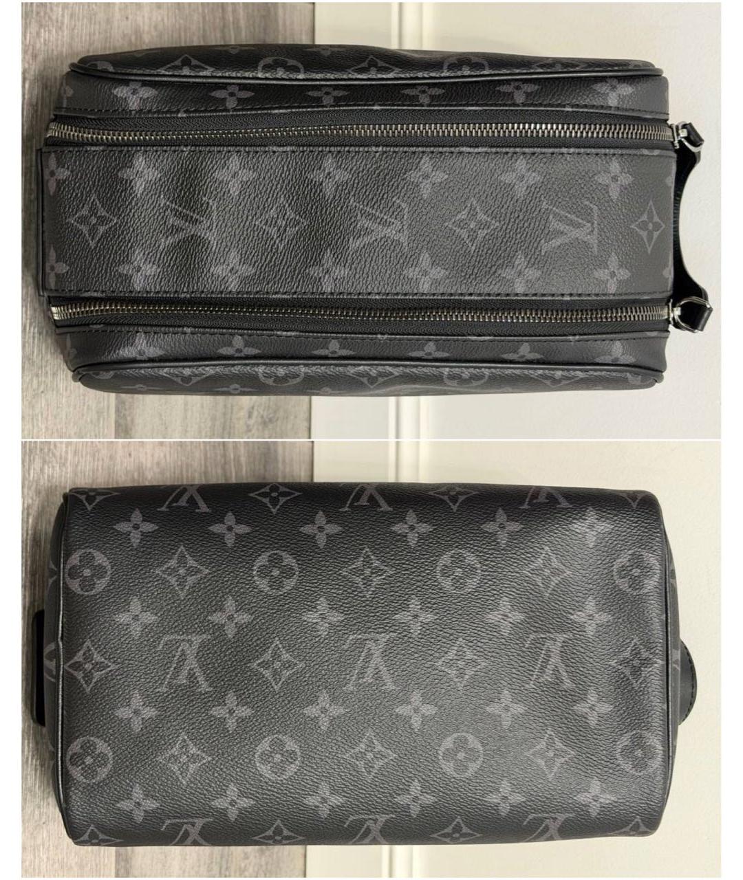 LOUIS VUITTON Черная косметичка, фото 3