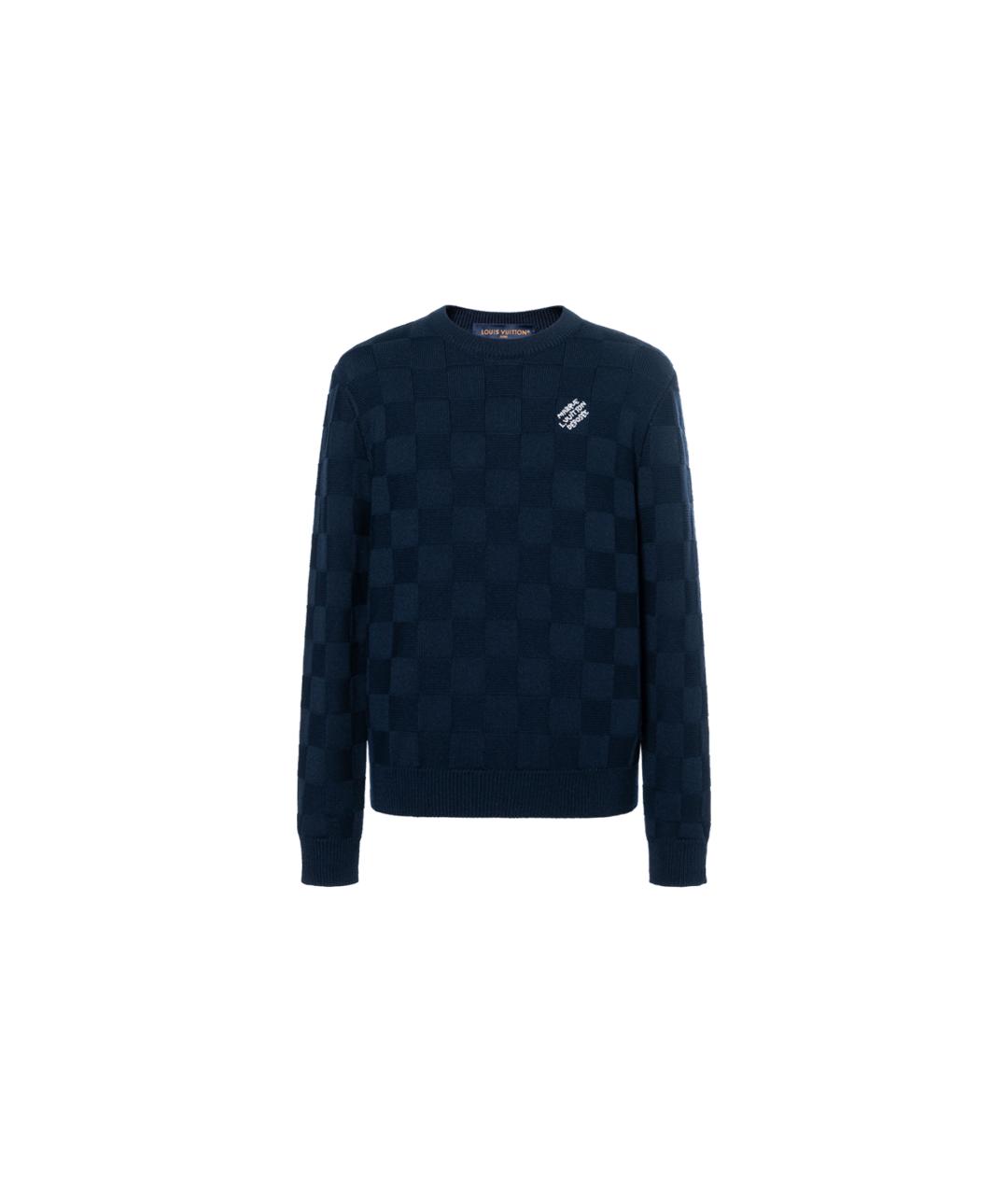 LOUIS VUITTON Синий джемпер / свитер, фото 6