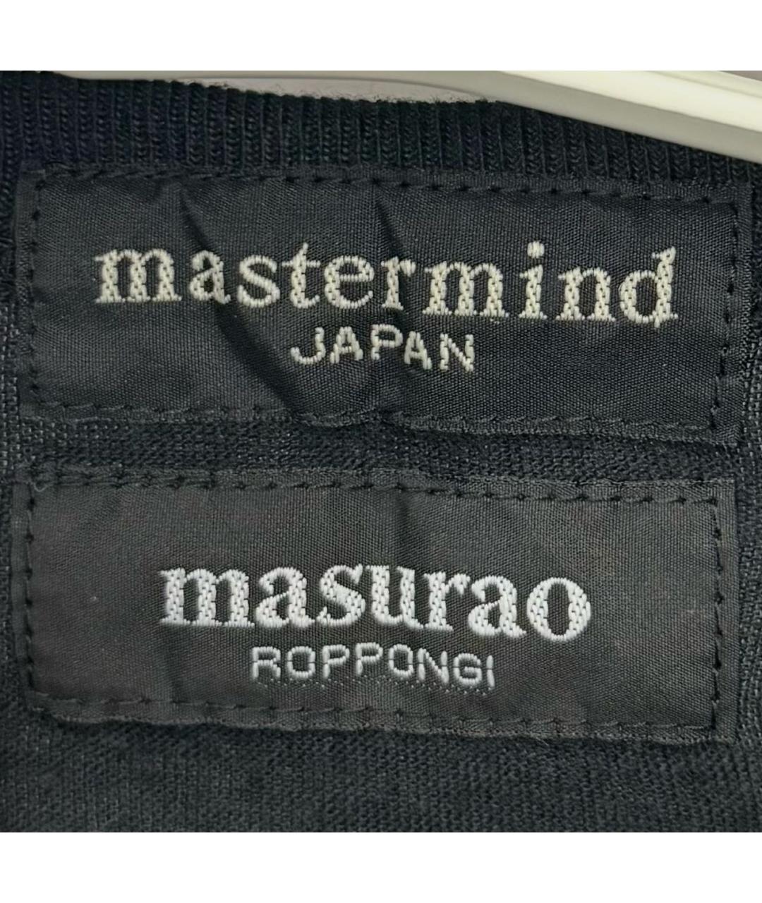 MASTERMIND JAPAN Черная хлопковая футболка, фото 5