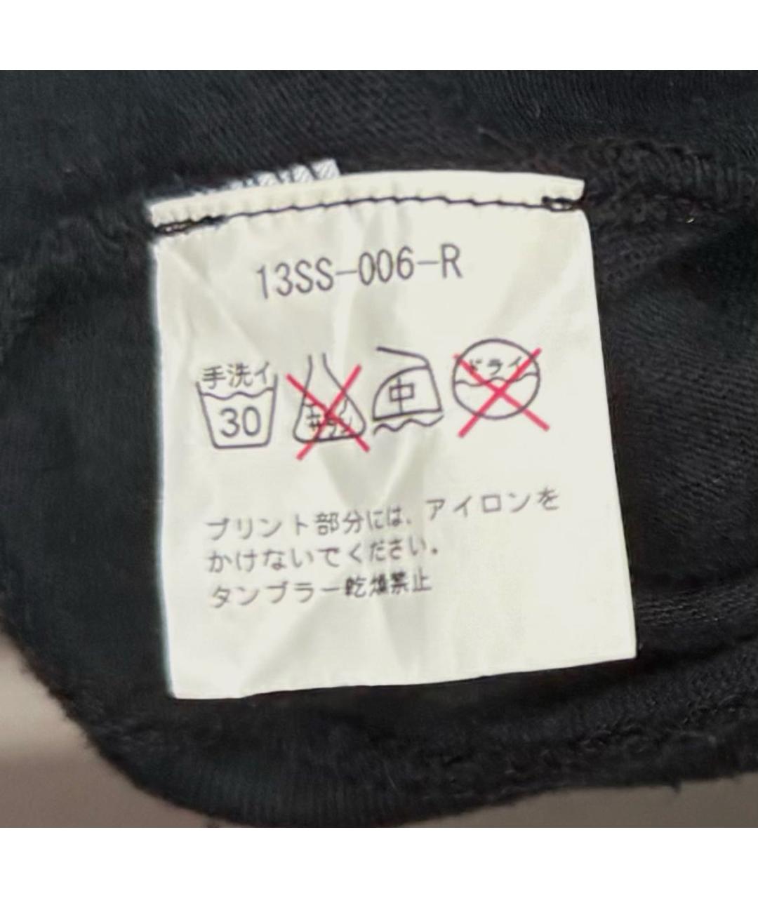 MASTERMIND JAPAN Черная хлопковая футболка, фото 7