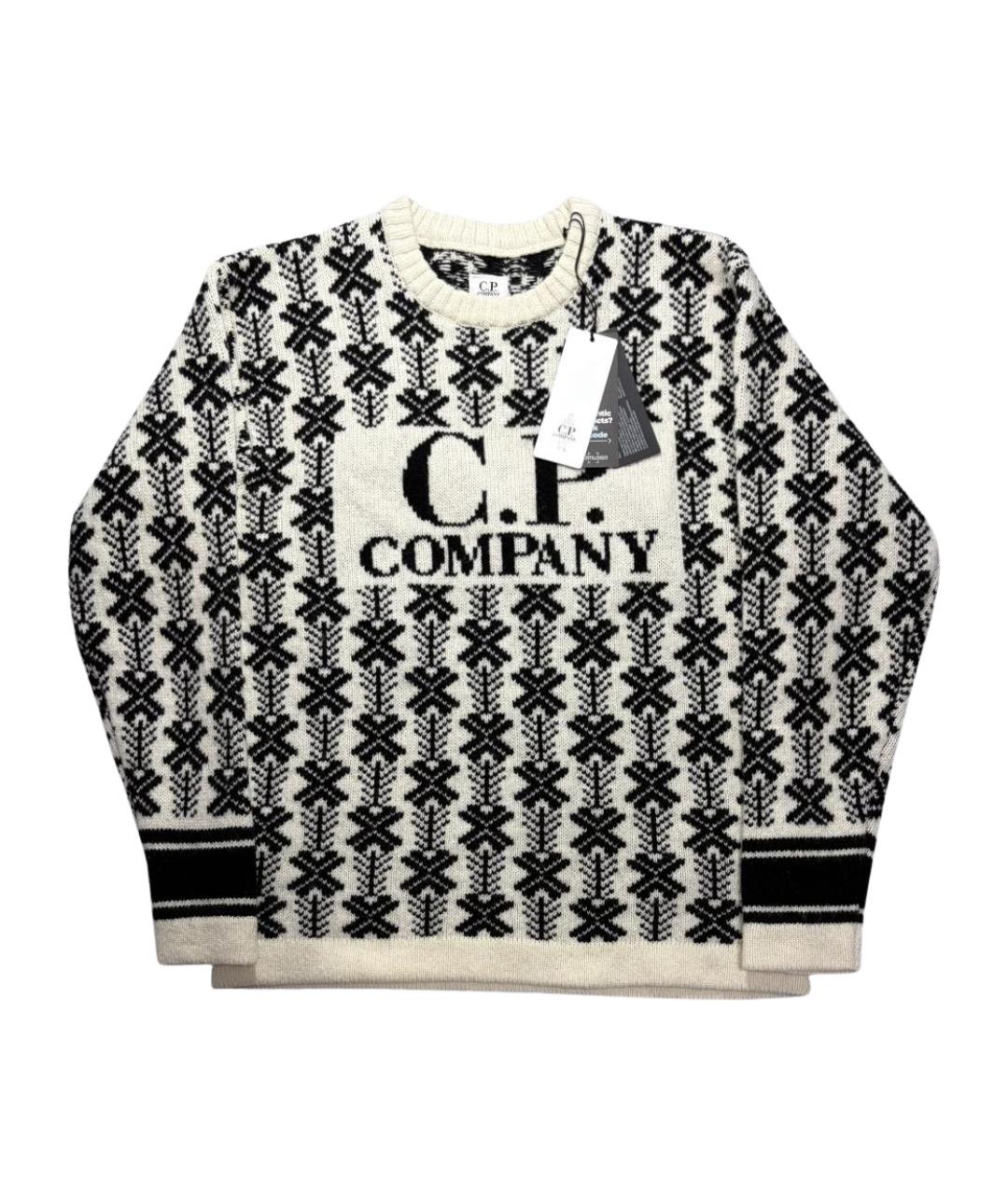 CP COMPANY Бежевый шерстяной джемпер / свитер, фото 1