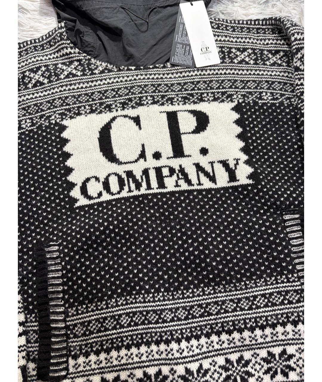 CP COMPANY Черный шерстяной джемпер / свитер, фото 3