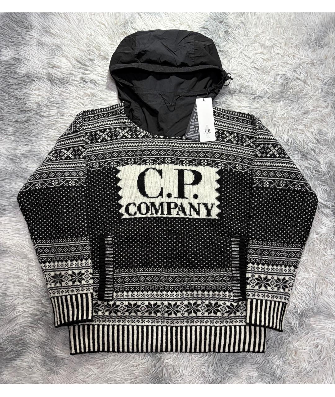 CP COMPANY Черный шерстяной джемпер / свитер, фото 10