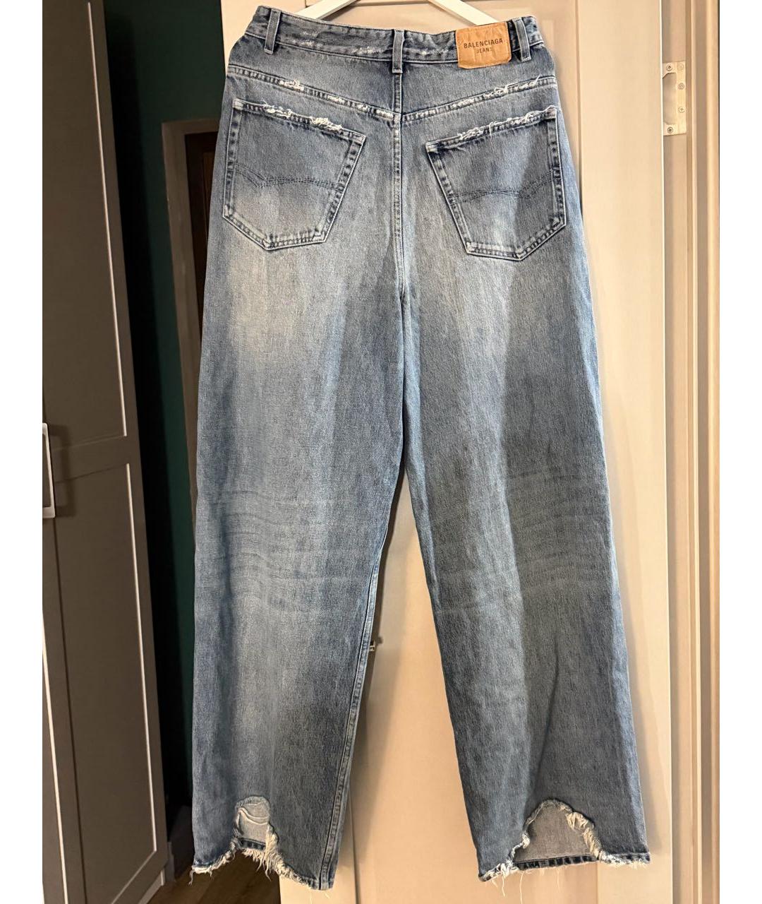 BALENCIAGA Синие прямые джинсы, фото 2