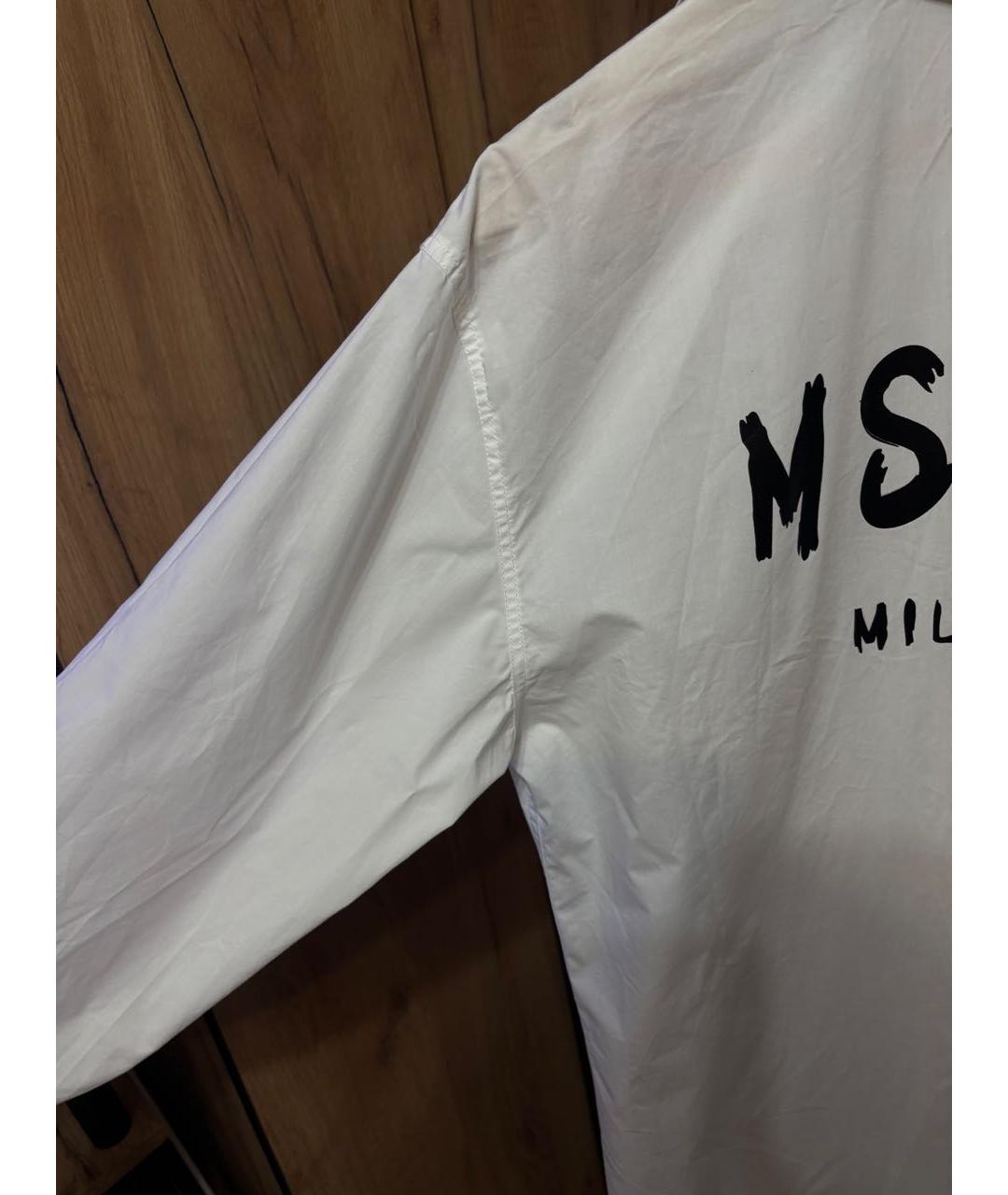 MSGM Белая хлопковая рубашка/блузка, фото 5