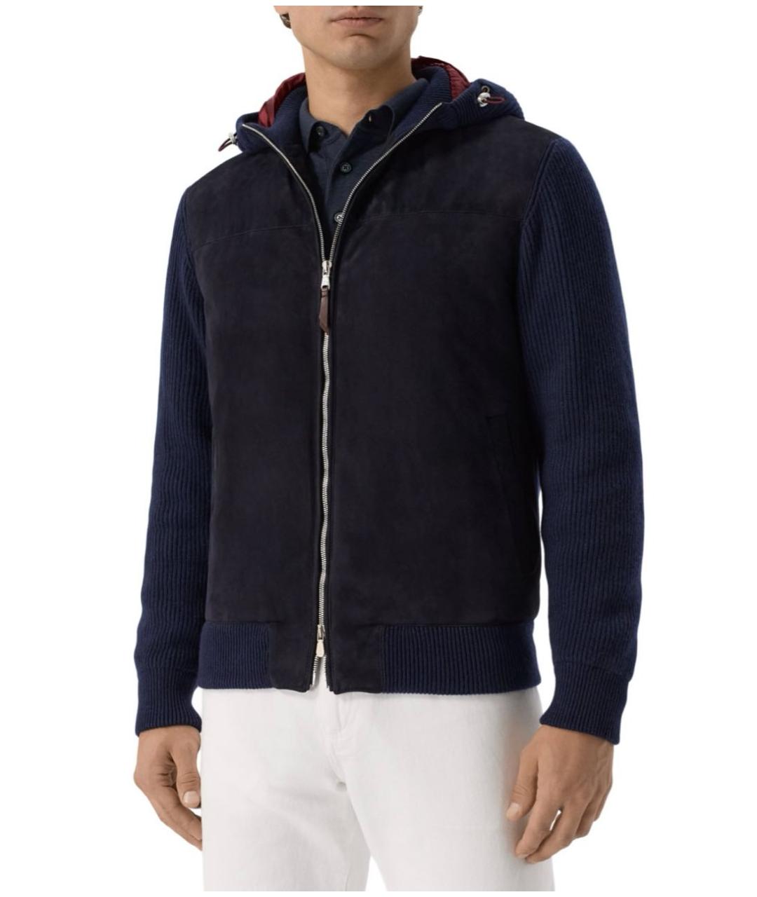 BRUNELLO CUCINELLI Темно-синяя куртка, фото 3