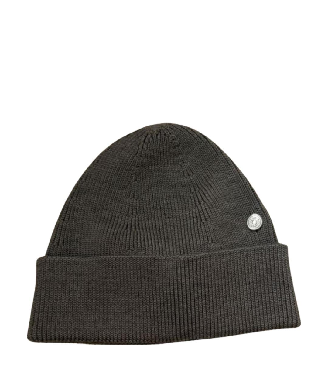 ACNE STUDIOS Серая шерстяная шапка, фото 1