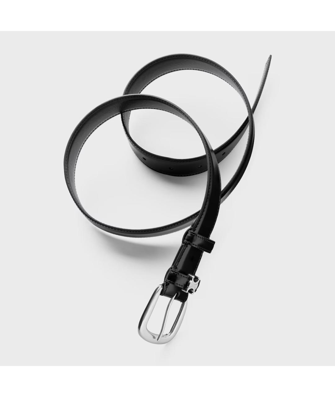 CELINE Черный кожаный ремень, фото 2