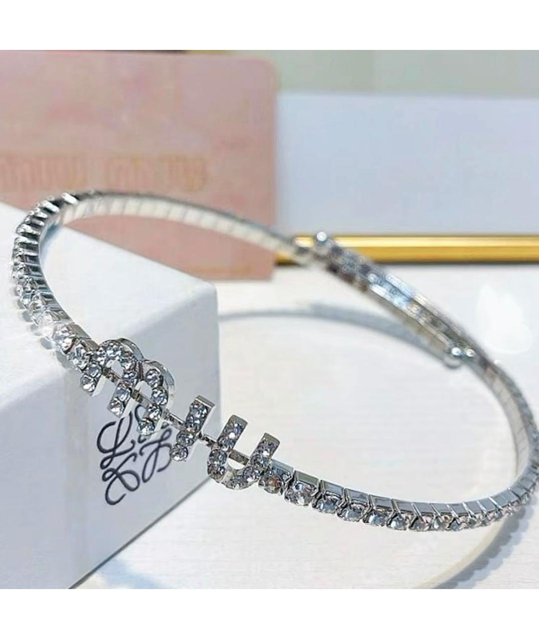 MIU MIU Серебряное колье, фото 6