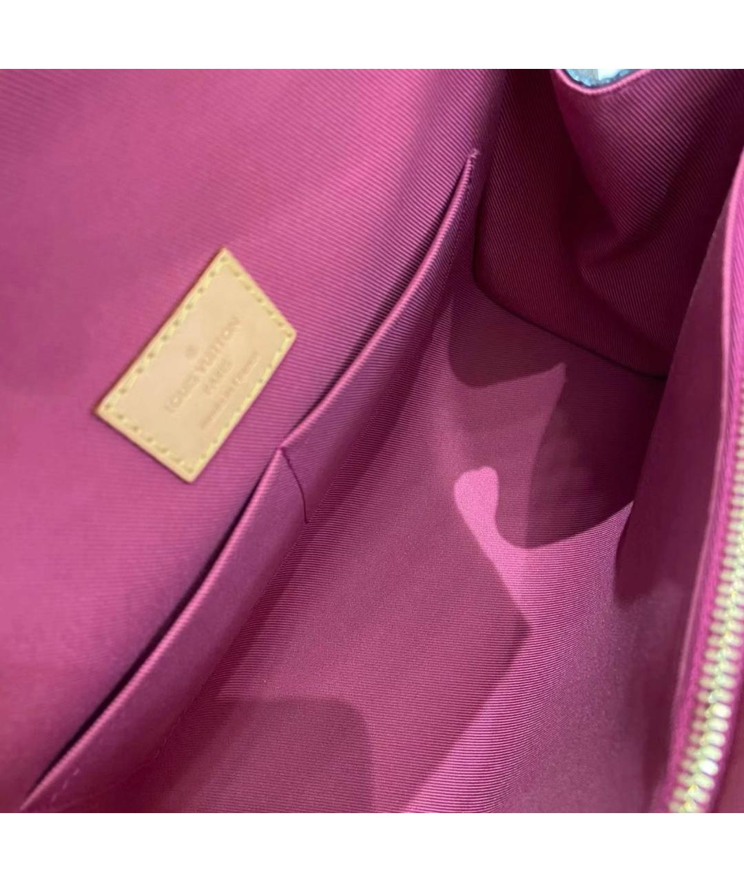 LOUIS VUITTON Коричневая сумка с короткими ручками из канвы, фото 6