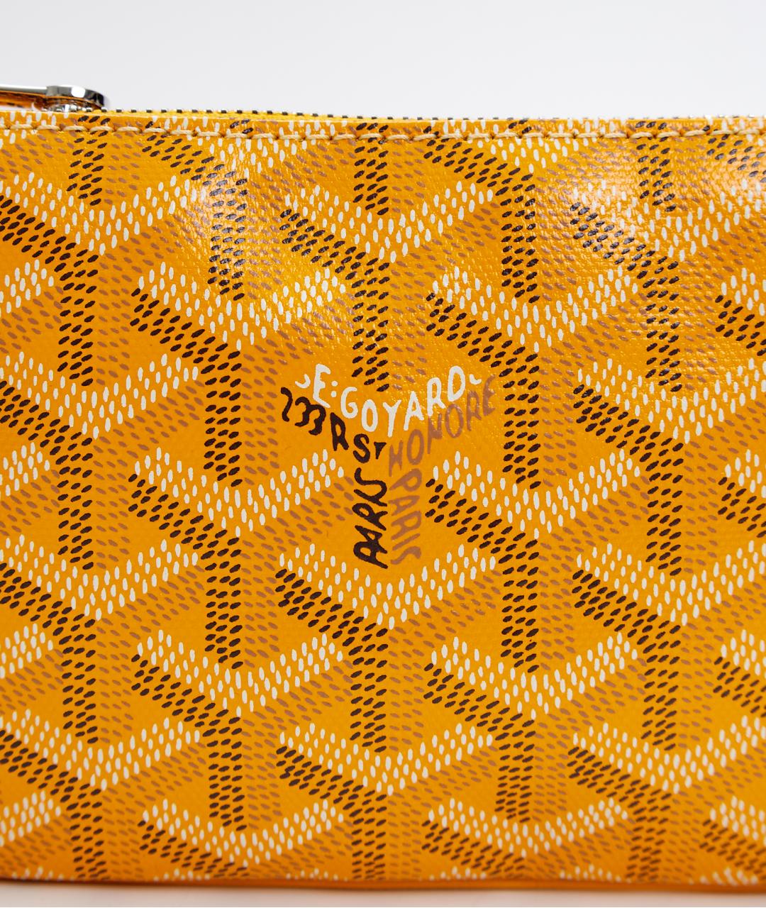 GOYARD Желтая ключница, фото 4