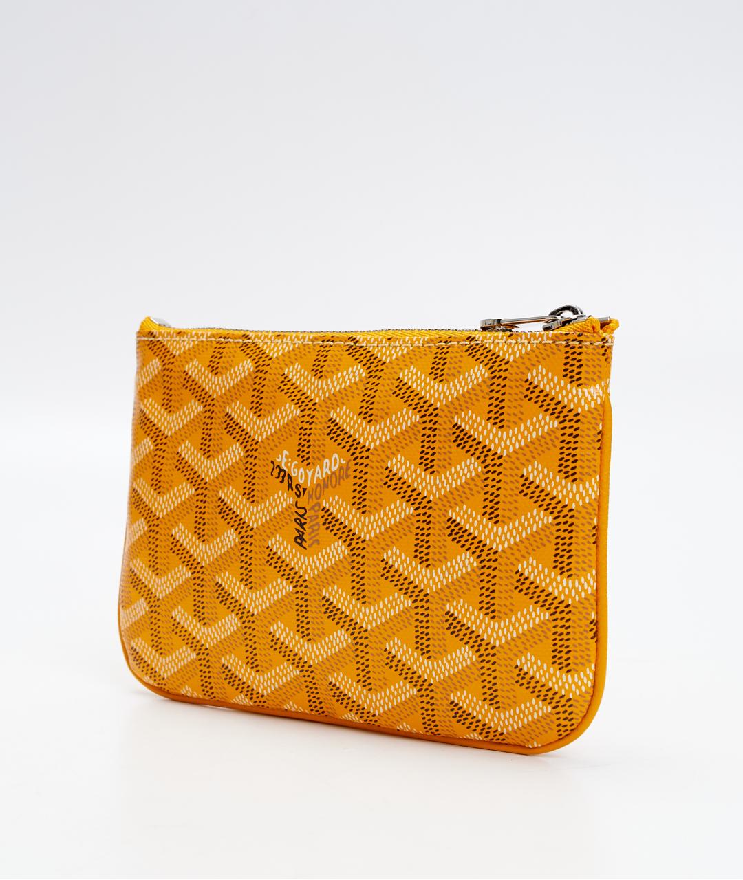 GOYARD Желтая ключница, фото 2