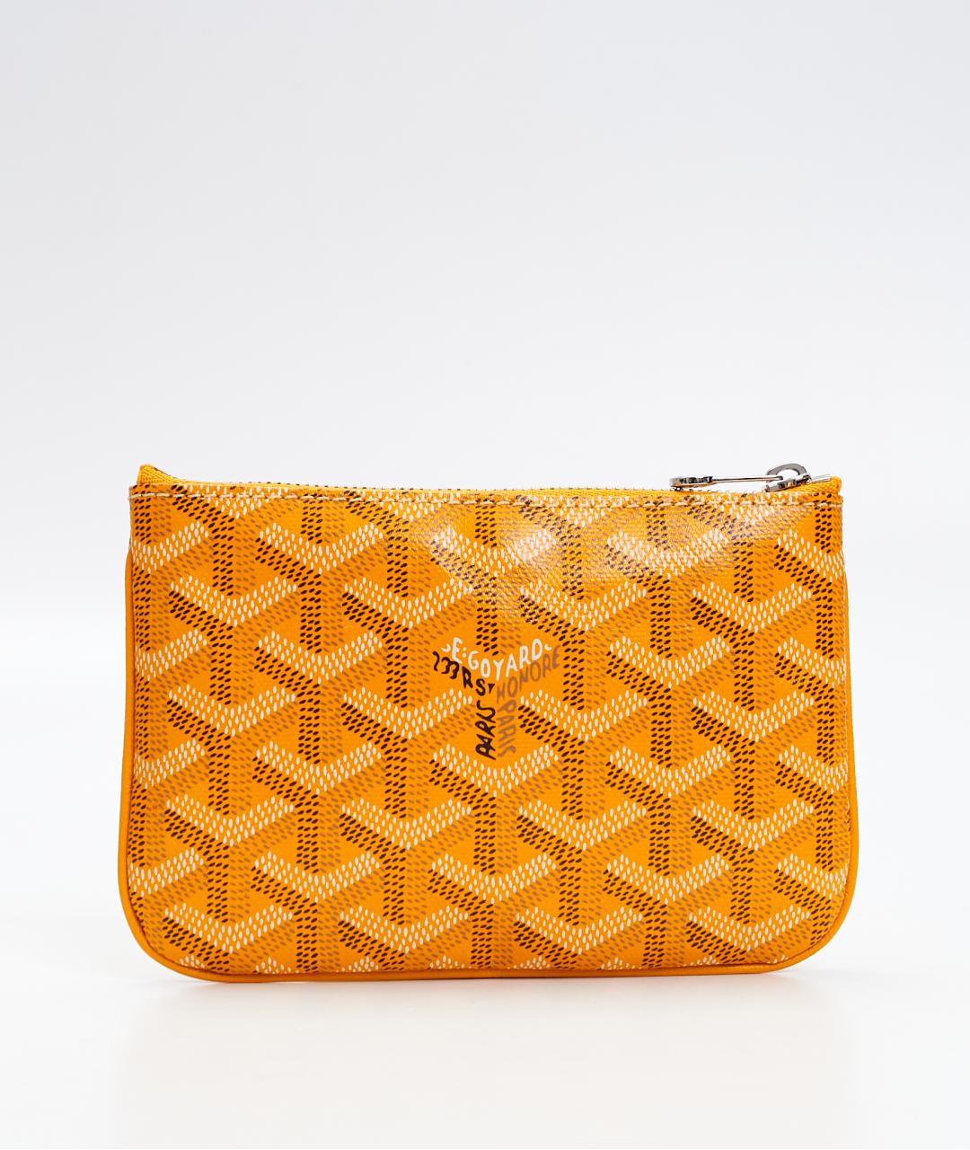 GOYARD Желтая ключница, фото 7