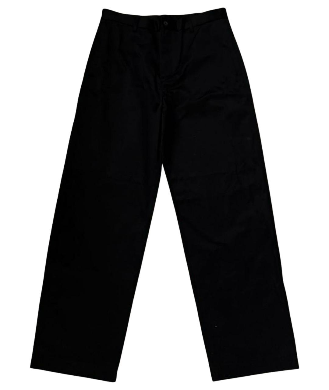 ACNE STUDIOS Черные хлопковые классические брюки, фото 1