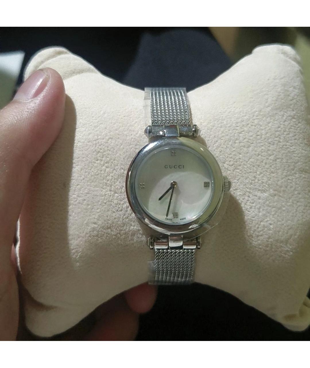 GUCCI Серебряные часы, фото 4