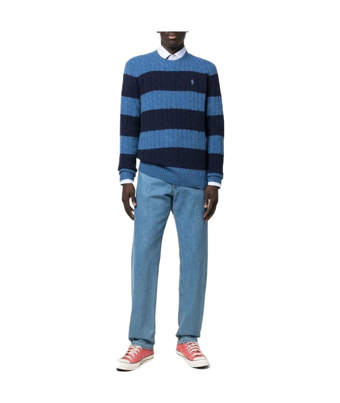POLO RALPH LAUREN Синий джемпер / свитер, фото 2
