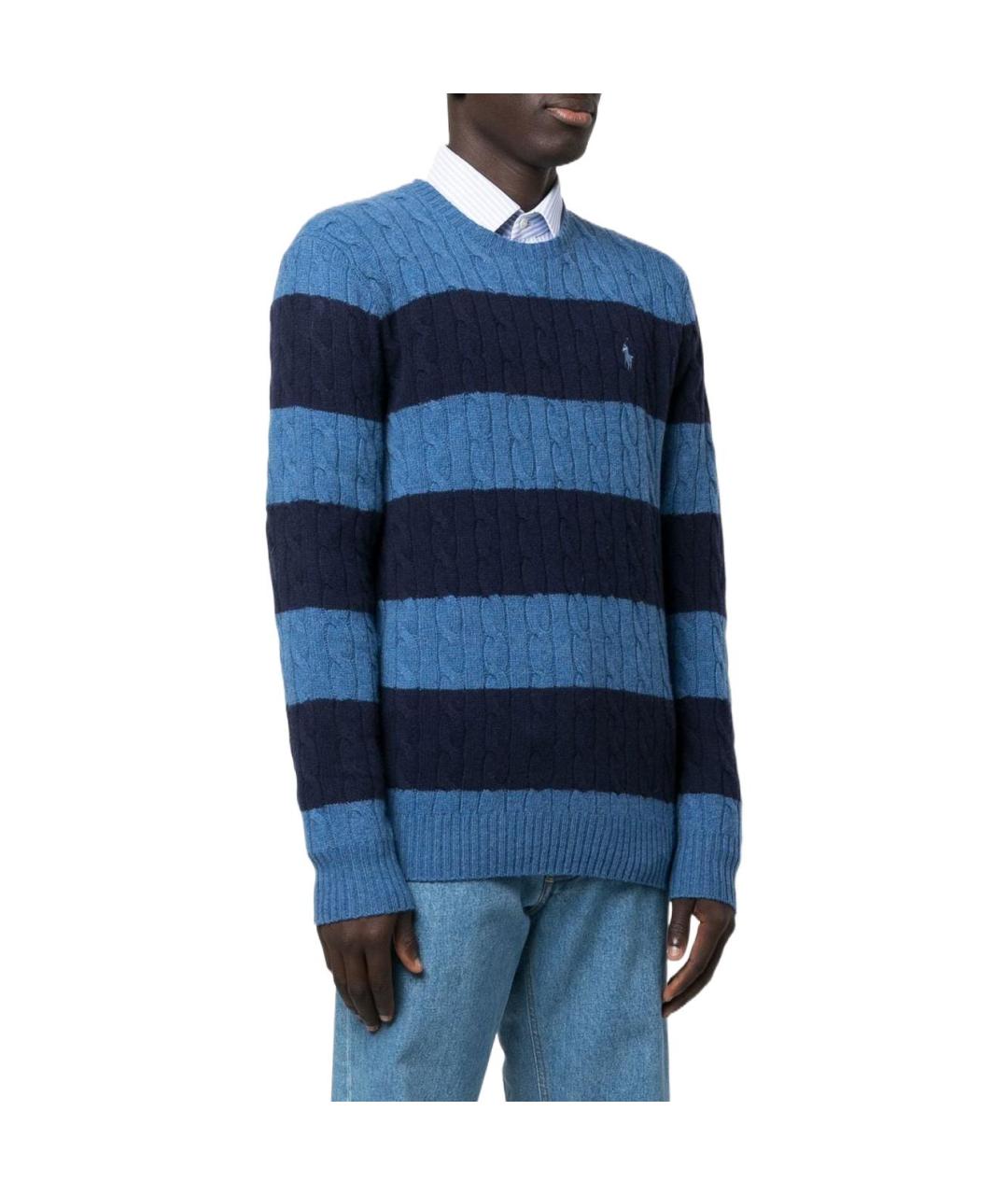 POLO RALPH LAUREN Синий джемпер / свитер, фото 4