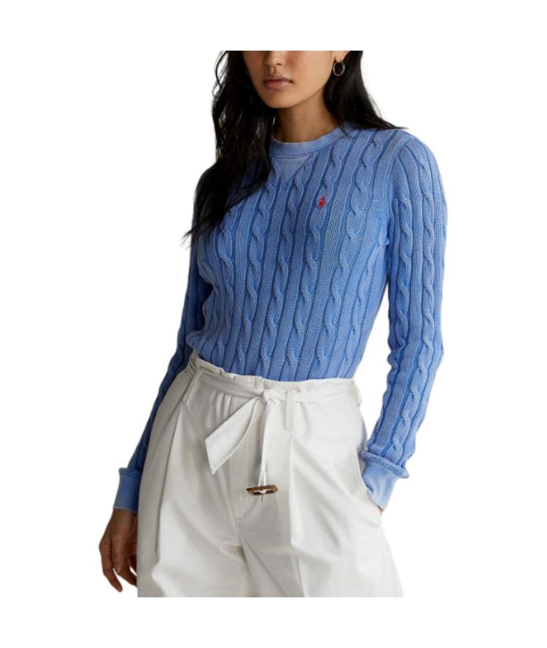 POLO RALPH LAUREN Синий джемпер / свитер, фото 4