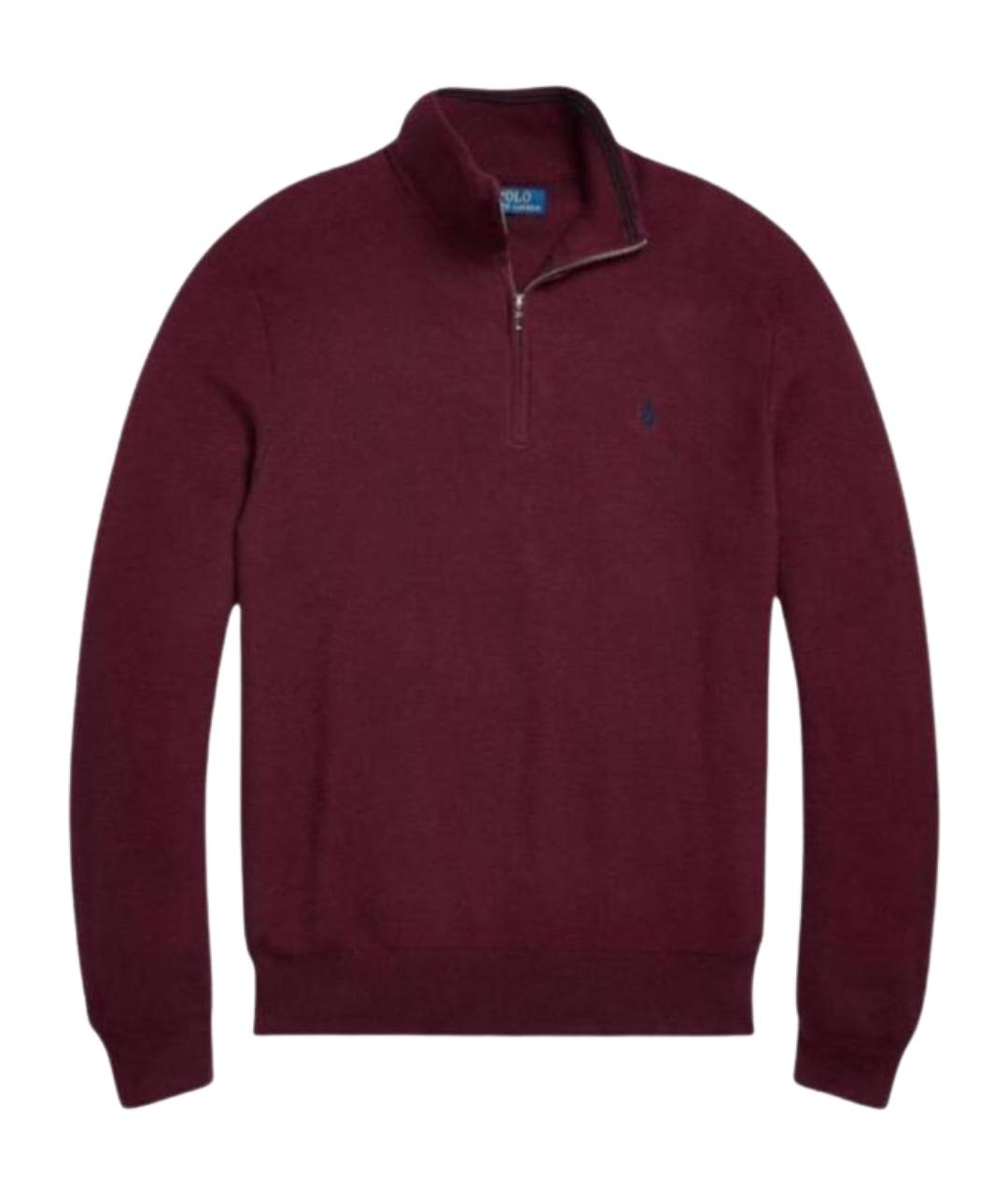 POLO RALPH LAUREN Красный хлопковый джемпер / свитер, фото 1