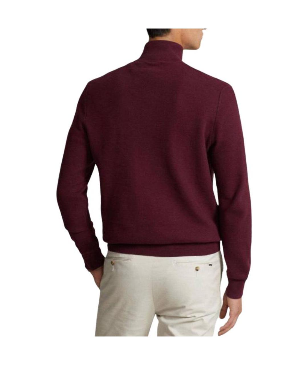 POLO RALPH LAUREN Красный хлопковый джемпер / свитер, фото 3
