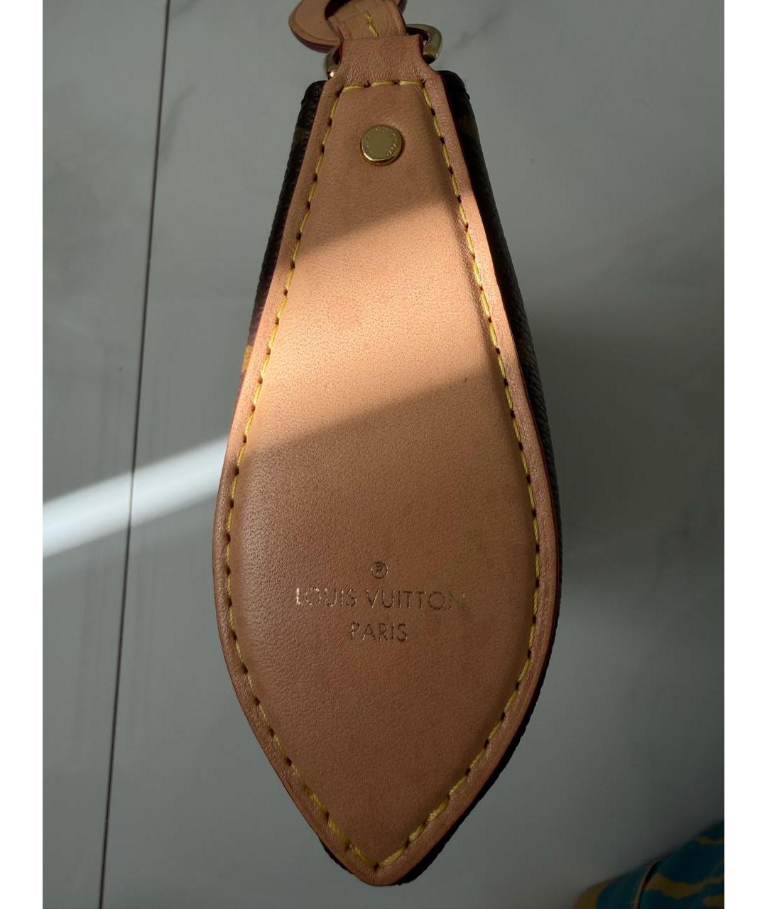 LOUIS VUITTON Коричневая сумка через плечо из канвы, фото 7