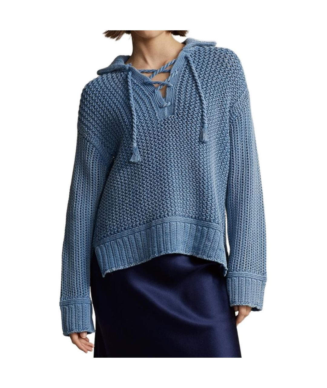 POLO RALPH LAUREN Синий джемпер / свитер, фото 3
