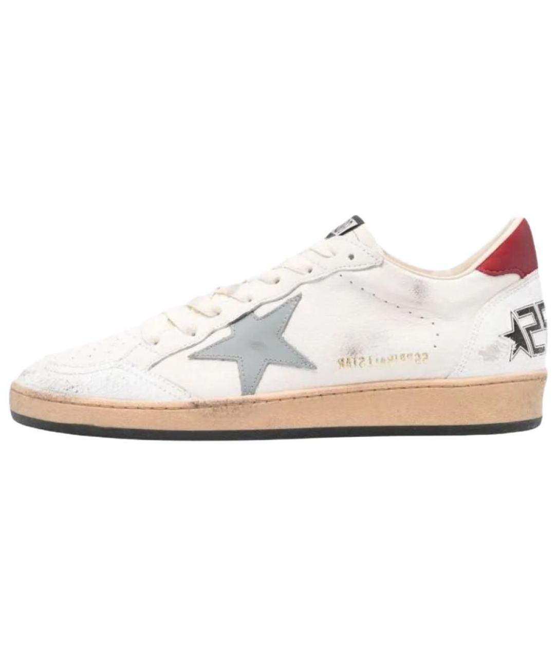GOLDEN GOOSE Белые низкие кроссовки / кеды, фото 6