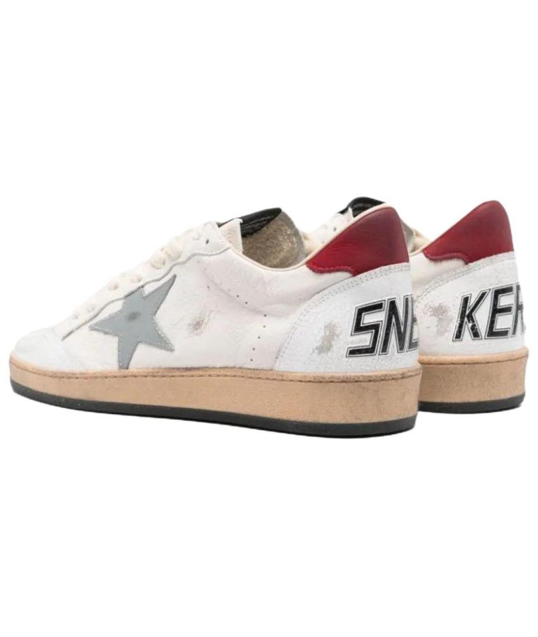 GOLDEN GOOSE Белые низкие кроссовки / кеды, фото 3