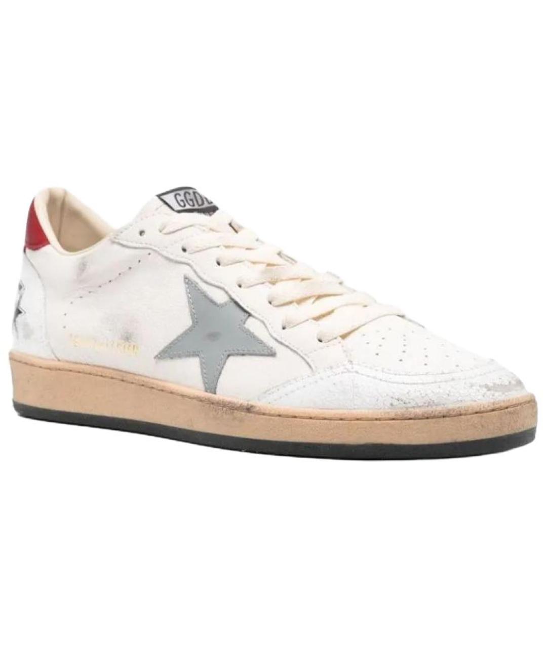 GOLDEN GOOSE Белые низкие кроссовки / кеды, фото 2