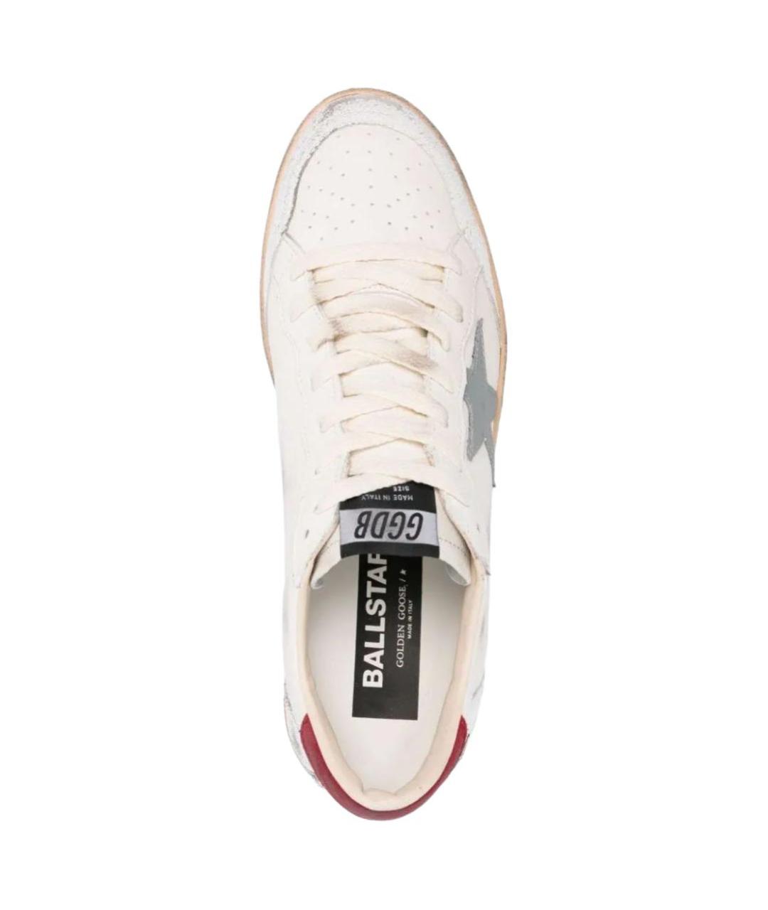 GOLDEN GOOSE Белые низкие кроссовки / кеды, фото 4