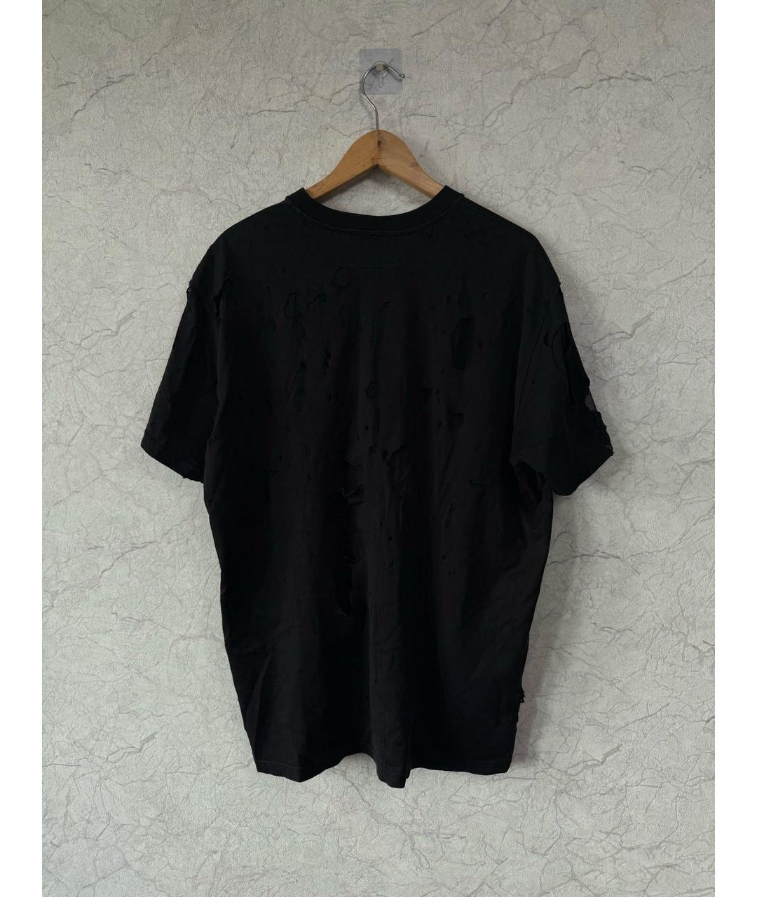 GIVENCHY Черная хлопковая футболка, фото 2