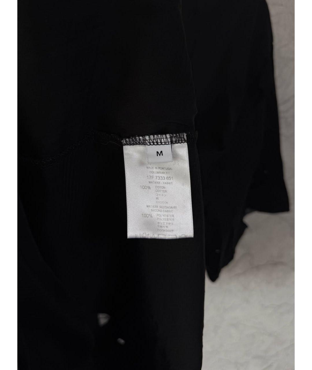 GIVENCHY Черная хлопковая футболка, фото 4