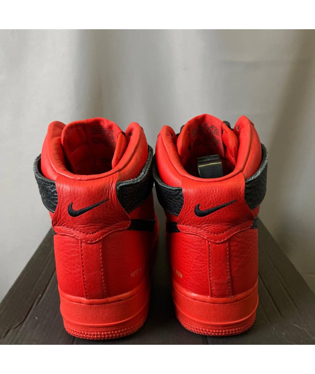NIKE Красные высокие кроссовки / кеды, фото 5