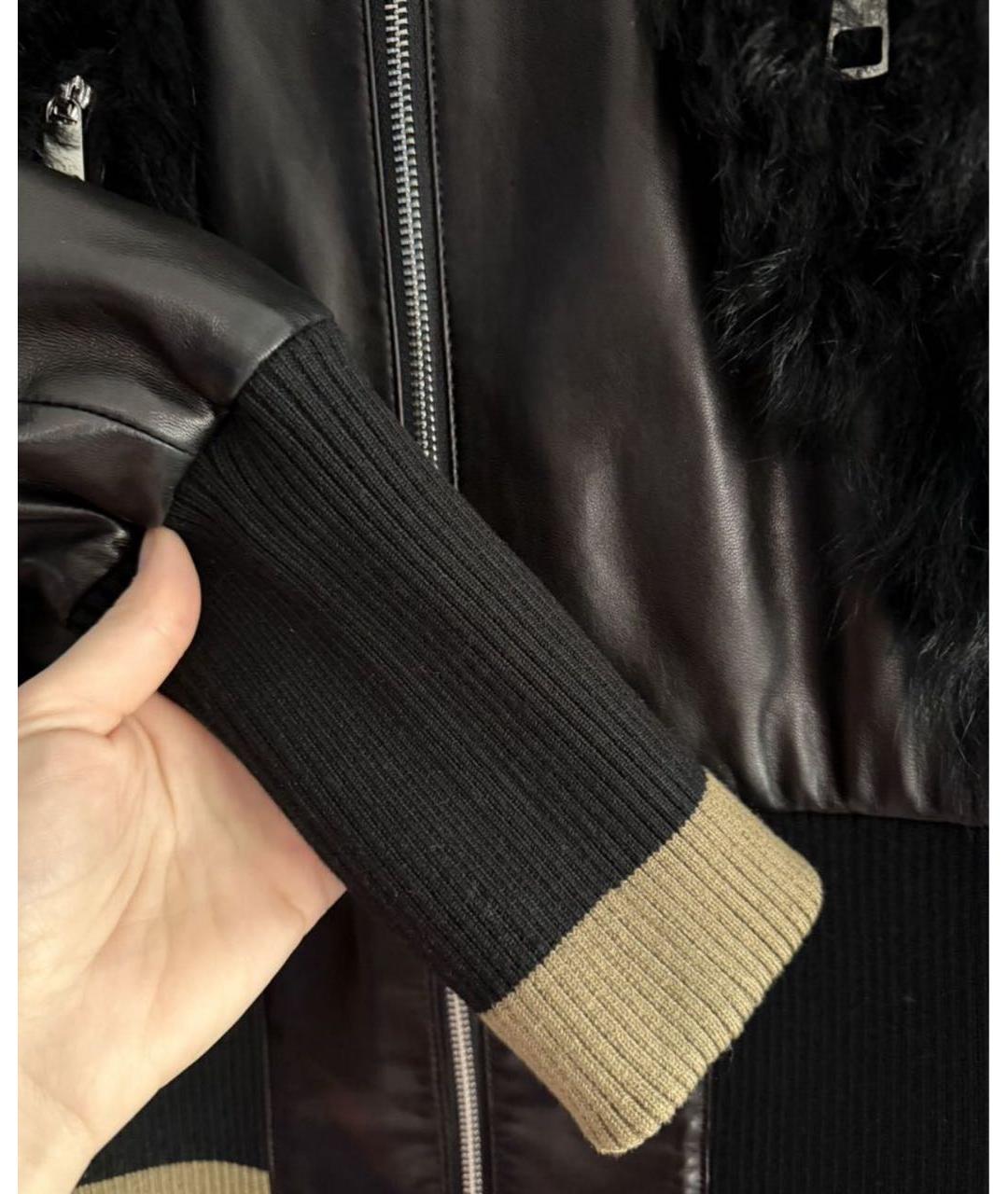 GUCCI Черная кожаная куртка, фото 7