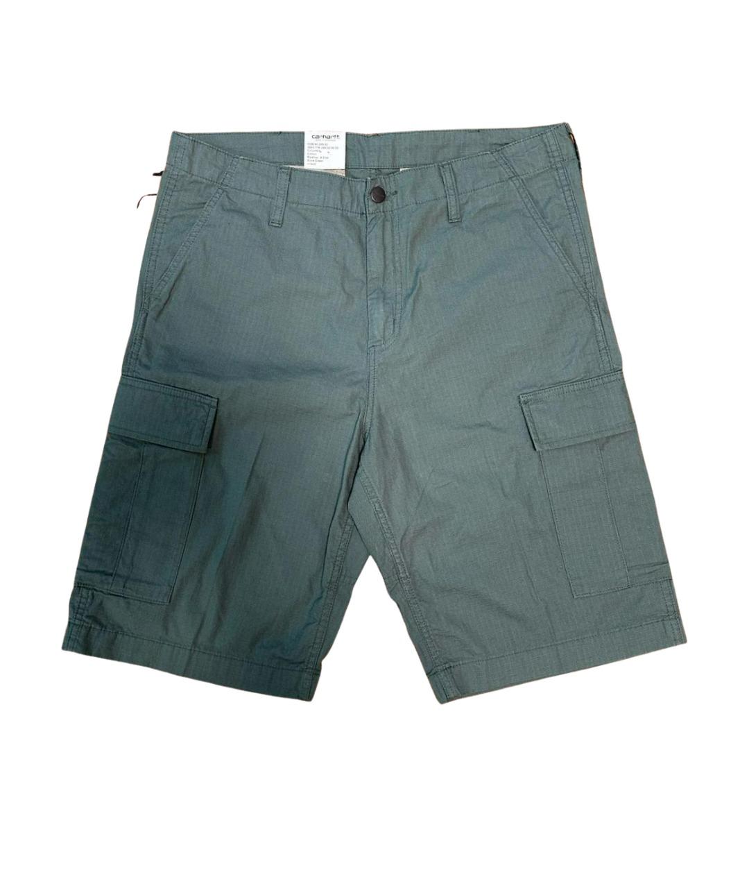 CARHARTT WIP Зеленые хлопковые шорты, фото 1