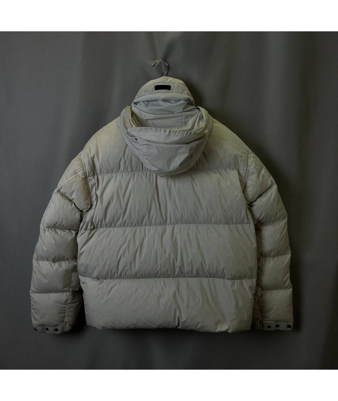 STONE ISLAND Бежевый пуховик, фото 2