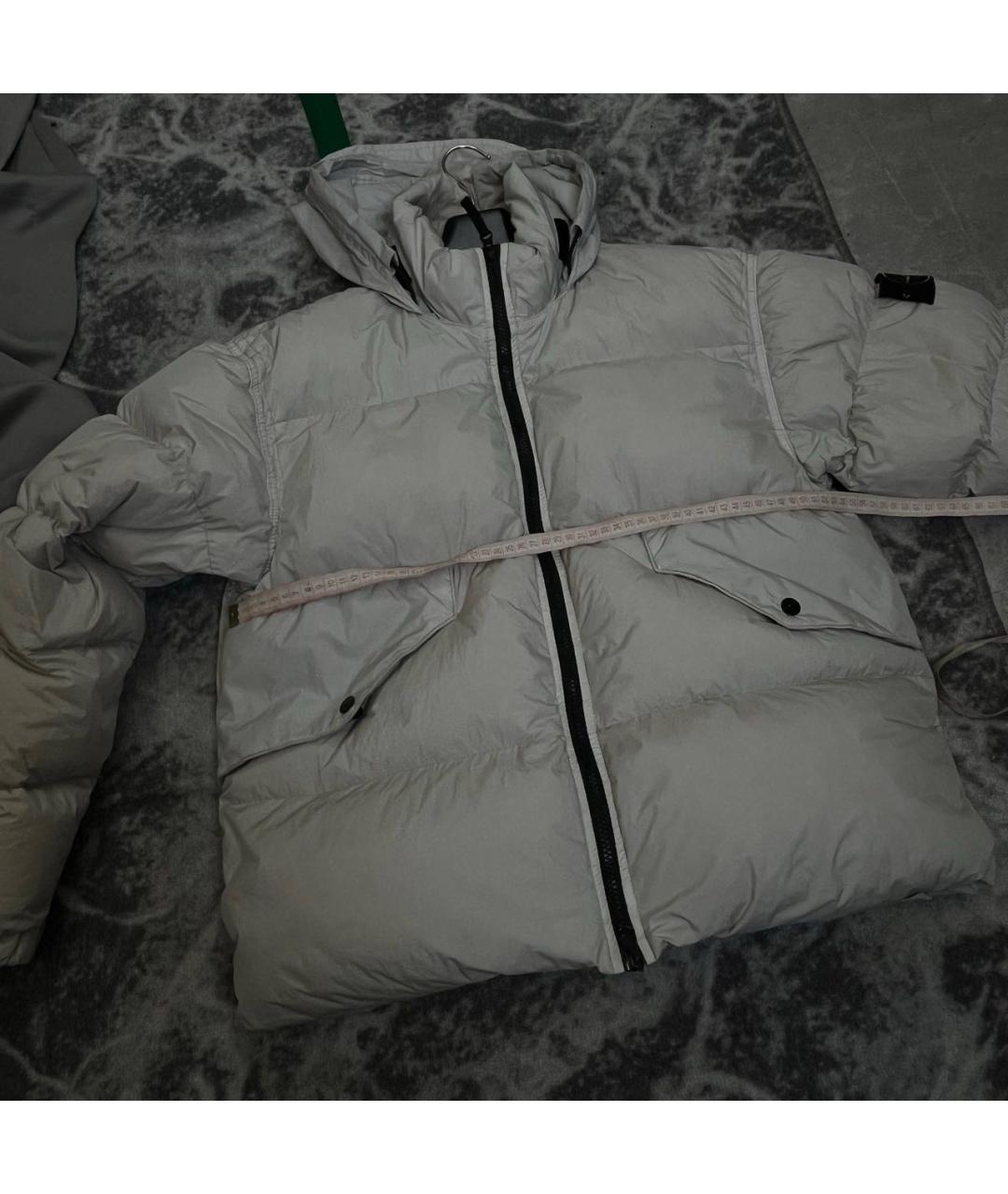 STONE ISLAND Бежевый пуховик, фото 8