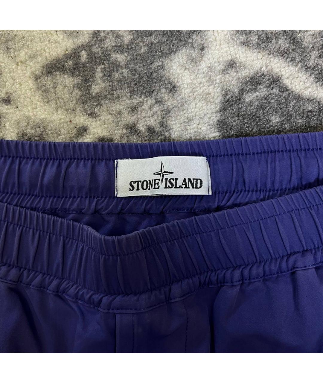 STONE ISLAND Синие шорты, фото 4